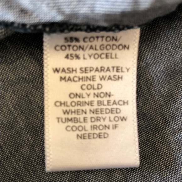 LOFT chambray button up - Picture 4 of 4